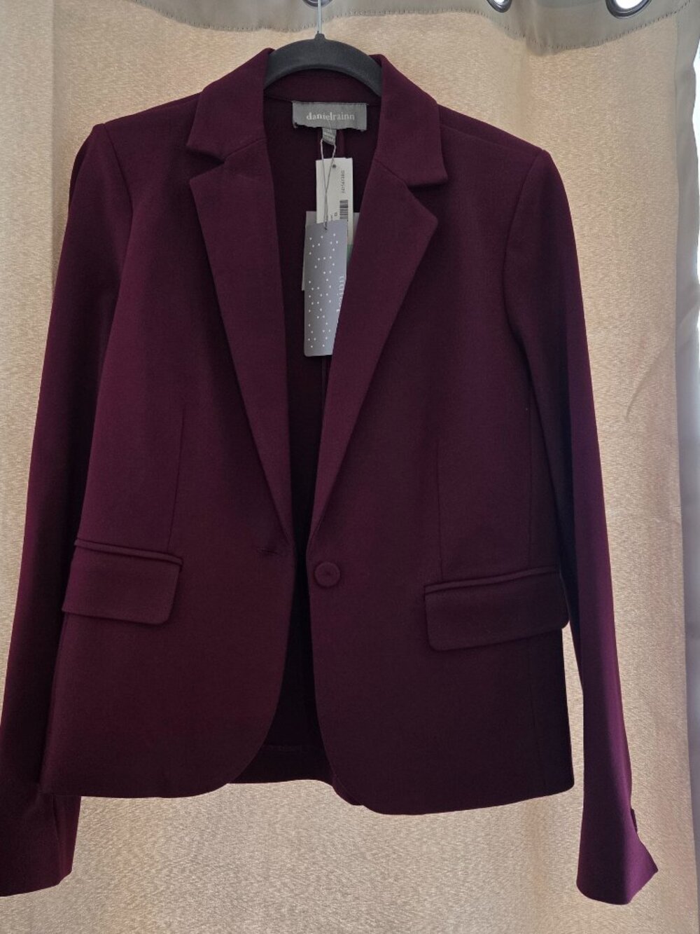 Daniel Rainn Burgundy XS Blazer NWT